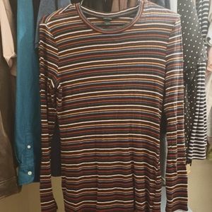 Striped Bodycon Mini Dress